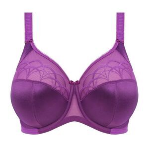 Elomi NWT Cate Full Figure Underwire Lace Cup Bra Dahlia Purple 40I